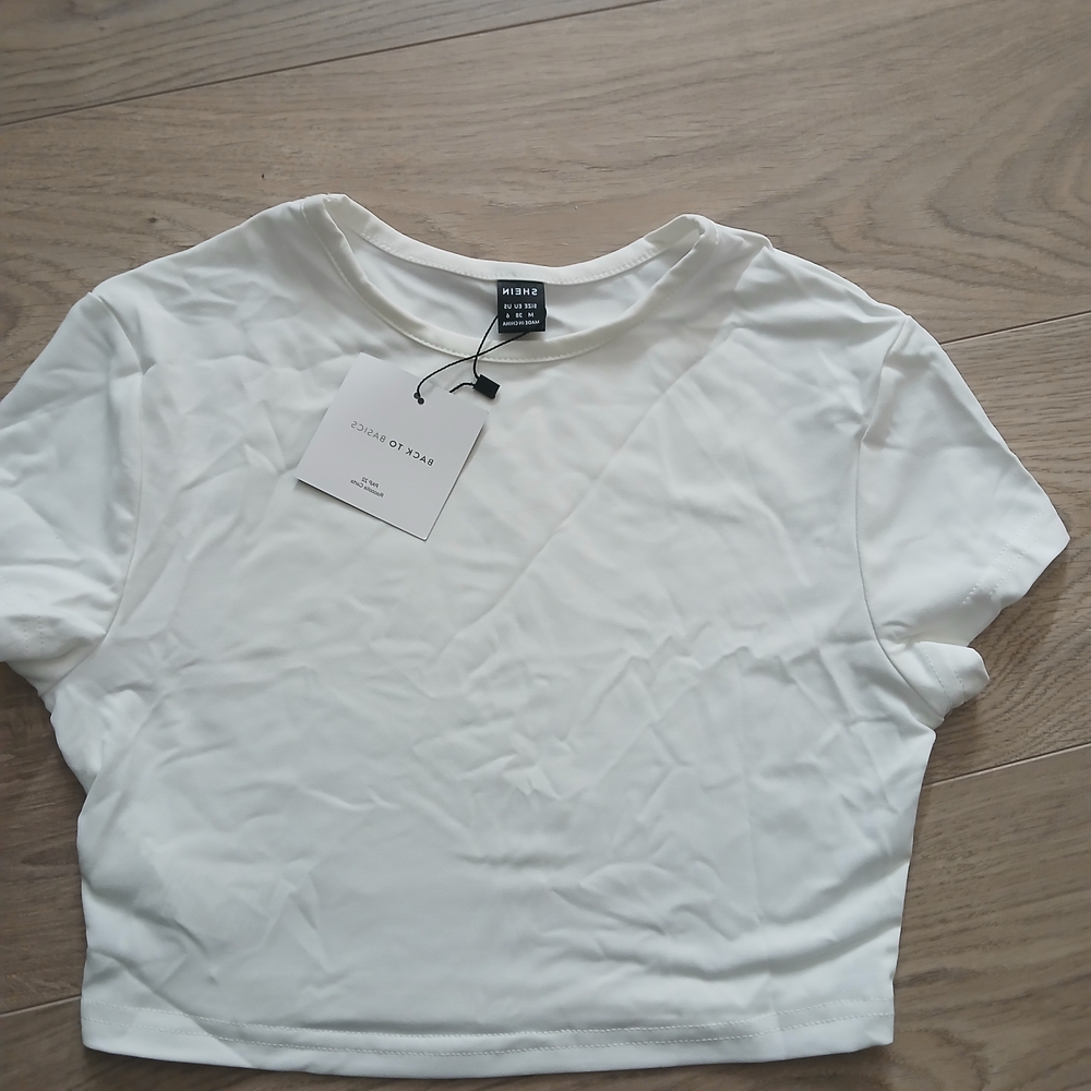 SHEIN White Crop Top for Women